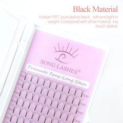 SONG LASHES Long Root Premade Volume Fans | 2D-6D Russian Volume Eyelash Extensions alternate view