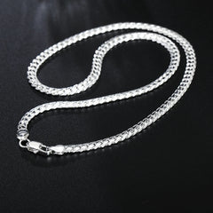 925 Sterling Silver Snake Chain Necklace for Women Men alternate view