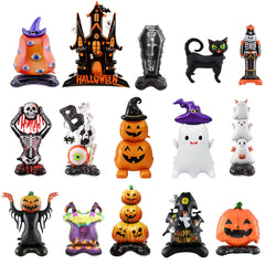 Stand Pedestal Halloween Party Balloons Ghost Skull Pumpkin Tree Wizard Shape Balloon Ha detail view