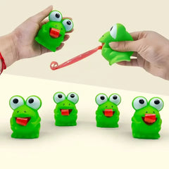 Creative Fidget Decompression pinch toy Frog Dinosaur Sticking Tongue Out Relieve Stress Children Fu