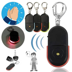 Smart Wireless Anti-Lost Key Finder | Whistle Activated Alarm with LED Light