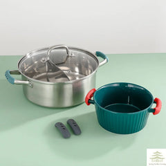 2Pcs Silicone Pan Handle Cover Heat Insulation Assist Handle Holder Grip Sleeve Kitche close-up view