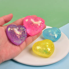 Maltose Cute Colorful Aurora Love Squeezing and Venting Toy Slow Rebound Stress Relie alternate view