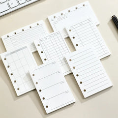 M5 Loose Leaf Notebook Refill Spiral Binder Inner Page Grid Blank Line Diary Agenda P alternate view