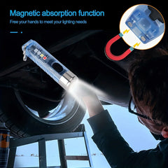 Mini Keychain Light | Portable LED Flashlight with USB Charging close-up view