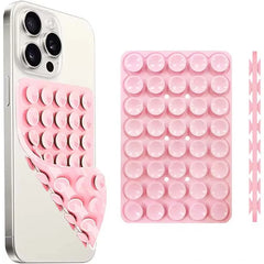 Silicone Suction Cup Phone Stand, Hands-Free Double-Sided Grip