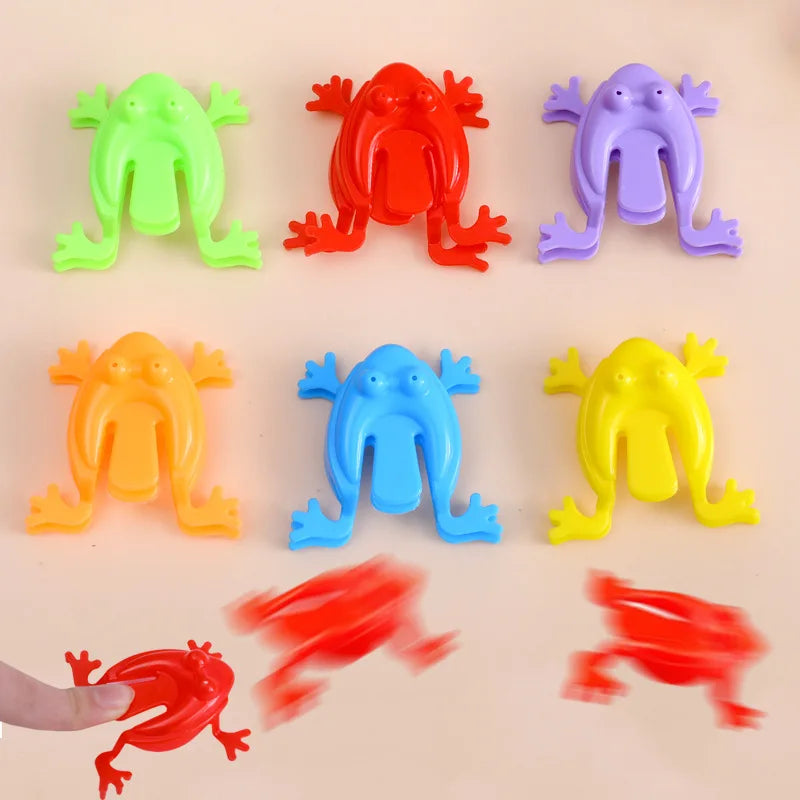 12/24/36pcs Mixed Color Jumping Frog Bounce Fidget Toys Antistress Relieve Family Game Birthday Part