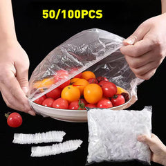 Cover Plastic Wrap Elastic Food Lids for Bowls Elastic