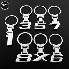 Premium Car Keychain Key Ring | Stylish Metal Accessory for Multiple Car Logos detail view