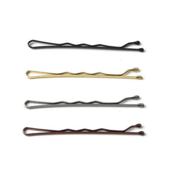 50 Pcs/Bag 5 6 7cm U Shaped Alloy Hairpins Waved Hair Clips Simple Metal Bobby Pins B alternate view