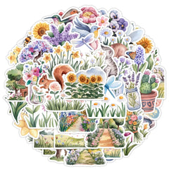 Spring Graffiti Sticker Set | Waterproof Decals for Cups, Laptops & Notebooks alternate view