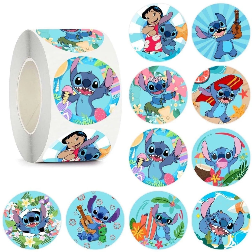 488PCS Stitch-Inspired Stickers | Kawaii DIY Sticker Pack for Planners and Phones