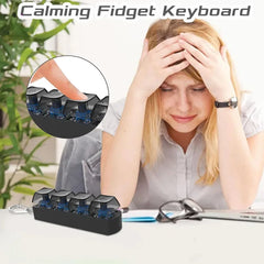 4Keys Finger Button Anti-stress Toys Mechanical Keyboard Keycaps Office Decompression Ca detail view