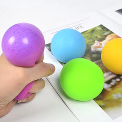 Slow Rising Stress Balls | Squishy Sensory Fidget Toys for Adults and Kids close-up view