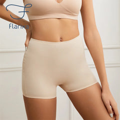 Flarixa Seamless Women Boxer Briefs | Anti Chafing Boyshorts with High Waist close-up view