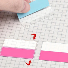 240/120/60PCS Multicolor Sticky Writable Repositionable Index Tabs for Pages detail view