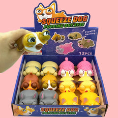 Creative Funny Eyeball Burst Squeeze Eye Toy Love sleeping dogs Pinch Toys Adult Kids Stress Relief