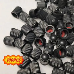 Tire Valve Stem Covers Plastic Screw-On Schrader American