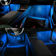 USB Car Interior LED Strip Light | 5V Ambient Lighting for Dash, Floor, Foot, Seat, Do close-up view