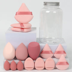 12/15Pcs Makeup Sponge Set | Latex-Free Beauty Blender Puff Kit alternate view