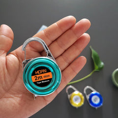 1pc Mini Keychain Tape Measure 2m Steel Tape Measure Delicate Small Steel Ruler Multi alternate view