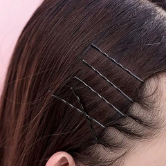50/60pcs Simple Black Hair Clips For Girls Bobby Pins Invisible Wave Curly Bride Disposa detail view