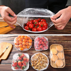 Cover Plastic Wrap Elastic Food Lids for Bowls Elastic alternate view