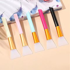 Silicone Facial Mask Brush Set | Mild and Soft Applicator for All Skin Types close-up view