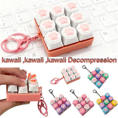 Stress Relief Fingertip Decompression Toys Clicker Fidget Toy | LED alternate view