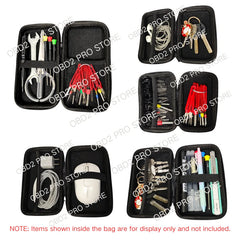 Car Repair Tool Kit Storage Bag Car Terminal Removal Organizer Bag Multiple Sizes Carbon detail view