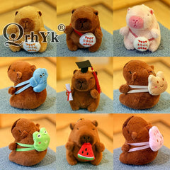 Capybara Plush Keychain | Cartoon Bag Pendant and Car Keyring