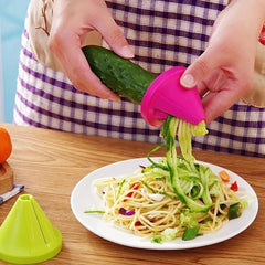 Kitchen Rotating ShredderSpiral Peeler Manual Vegetable Slicer Fruit Potato Radish Gr alternate view