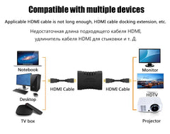 4K HDMI 2.1 Extender Female To Female HDMI-Compatible for Laptop PC TV PS3 PS4 Monito alternate view