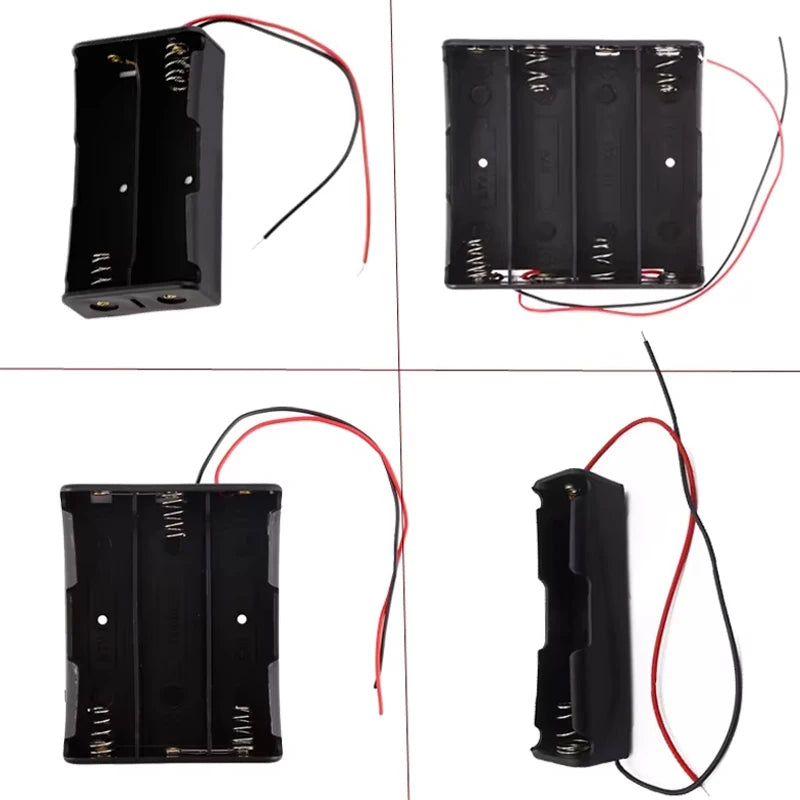 18650 Power Bank Case 1X 2X 3X 4X 18650 Plastic Battery Holder Storage Box 1 2 3 4 Slot 18650 Rechar