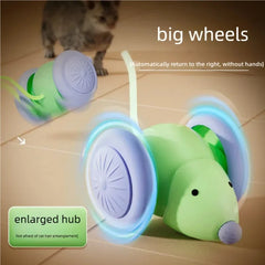 Car Interactive Cat Toy Automatic Teaser Rechargeable Intelligent Obstacle Avoidance K close-up view