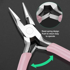 8 Style Jewelry Pliers Tools & Equipment Kit | DIY Jewelry Making Tool Set close-up view