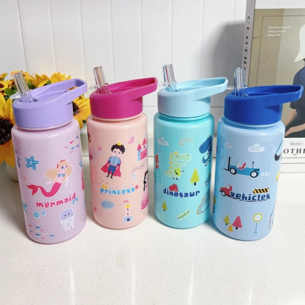 Portable 500ml Children Water Cup Leakproof for Camping Hiking School Gift for Parents