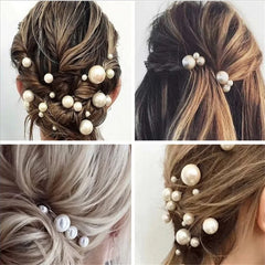18Pcs Wedding Pearl Hair pins For Women Bride Bridal Hair Accessories Fashion Women Hair Clips Many Wedding Hair Jewelry Hairpin