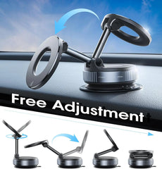 Folding Magnetic Phone Holder 360° Rotation Desk Car Windshield