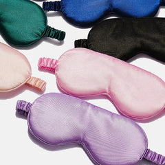 Imitated Silk Sleep Eye Mask | Soft Comfortable Sleeping Shield for Light Blocking alternate view