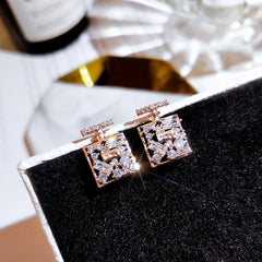 Delicate Design Perfume bottle Stud Earrings for Women Wedding Accessories Dazzling Z alternate view