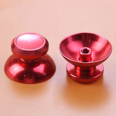 JCD 2PCS Colorful Aluminum Metal 3D Analog Thumb Stick Grip Mushroom Joystick Cap For close-up view
