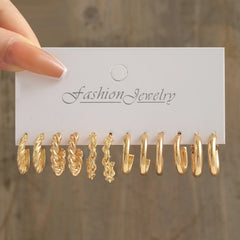 Heart Pearl Dangle Earrings Set Metal Gold Color Butterfly Locks Earrings for Women Shel detail view