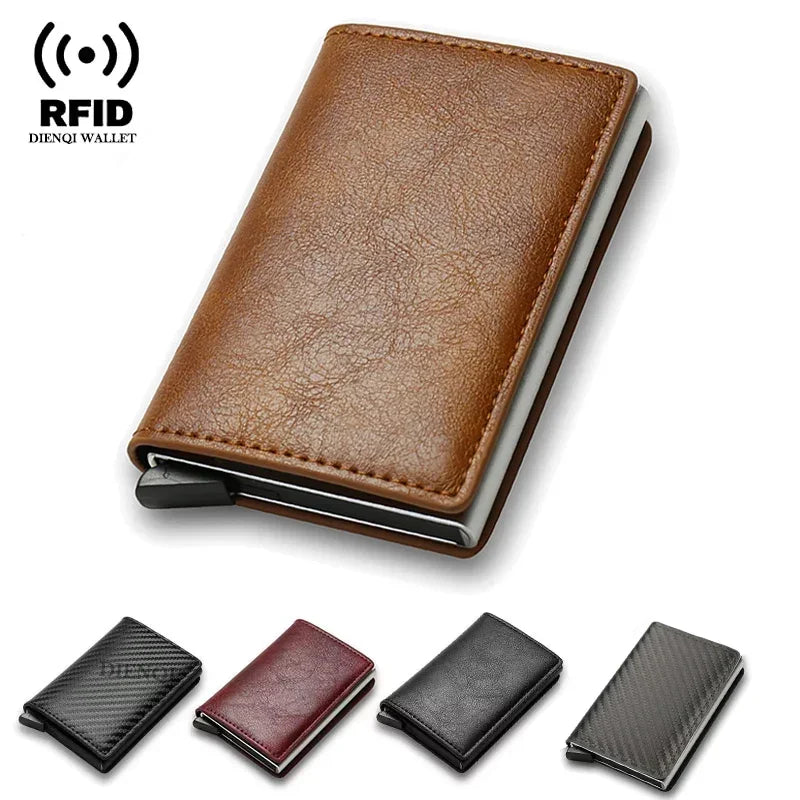 Slim RFID Card Holder | Minimalist Smart Wallet for Men