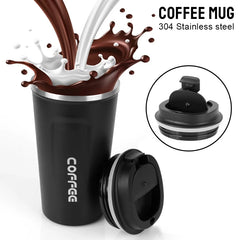 Thermo Cafe Double Stainless Steel Coffee Mug for Tea Water Coffee 380/510ML Leak_Proof detail view