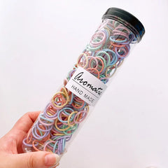 100 Piece/set Elastic Hair Bands Girls Baby Hair Accessories Child Hair Ring Head Rope S detail view