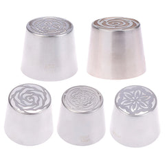 1Pc Stainless Steel Russian Piping Tips Christmas Cake Icing Frosting Nozzles For Cupcak detail view