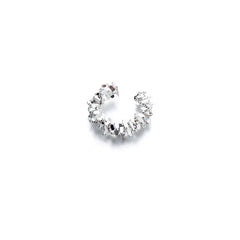 Hot 1 Pcs Irregular Star Clip Earrings For Women Fashion Simple No Piercing Ear Cuff J close-up view