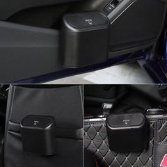 Car Trash Can With Lid | Leak-Proof Mini Car Organizer for Auto Office Home alternate view