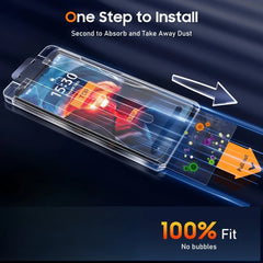 2pcs HD Tempered Glass Screen Protector for iPhone 17 16Pro Max 15 14 11 12 13 mini 12 11 X Scratch-Proof Dust-Free Installation